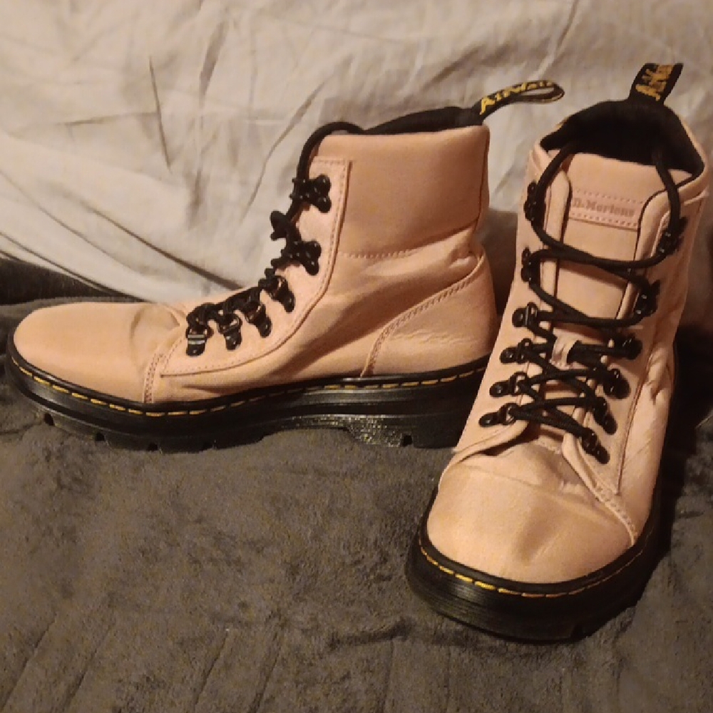 Dr. Martens Light Pink Combat Boots